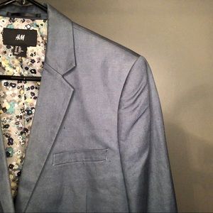 H&M Light blue blazer